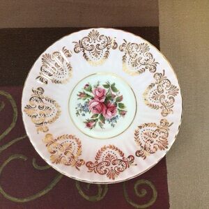 Paragon Floral Pink Orphan Saucer